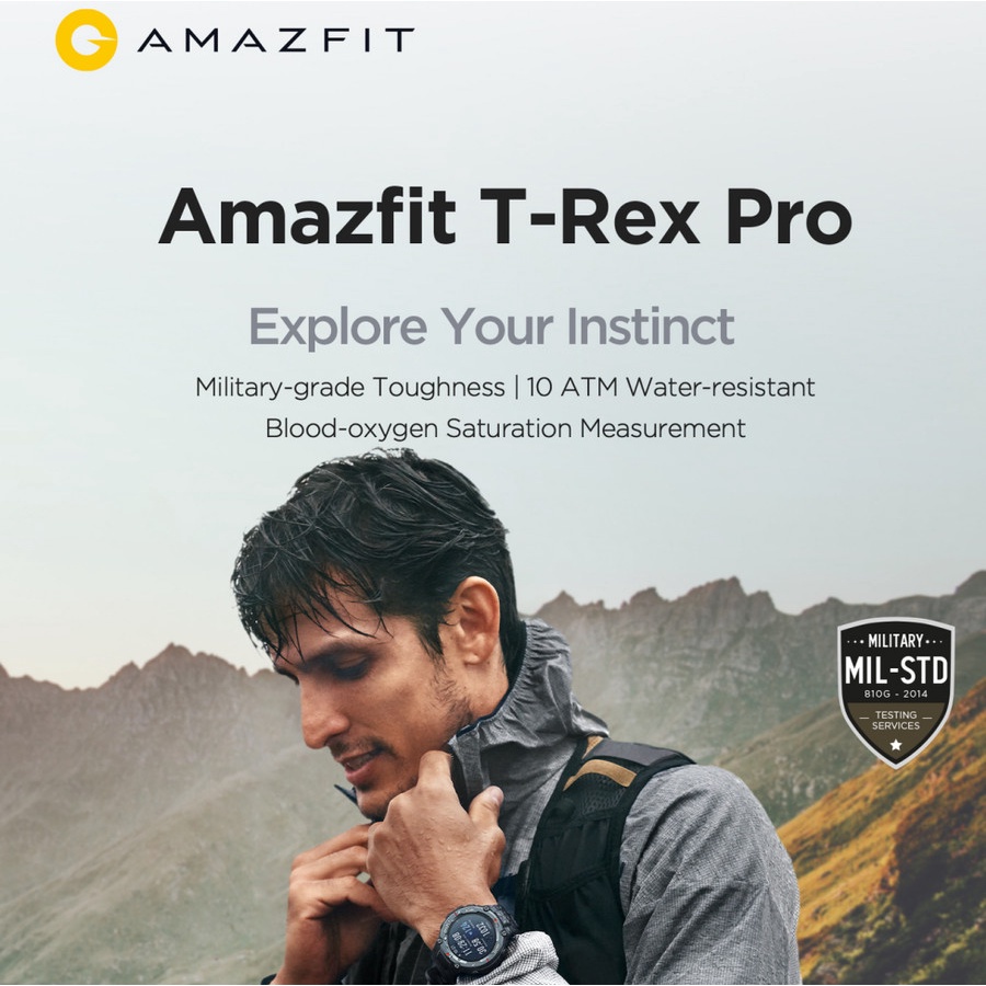 Amazfit TREX PRO Explore Your Instinct Military Grade Garansi Resmi