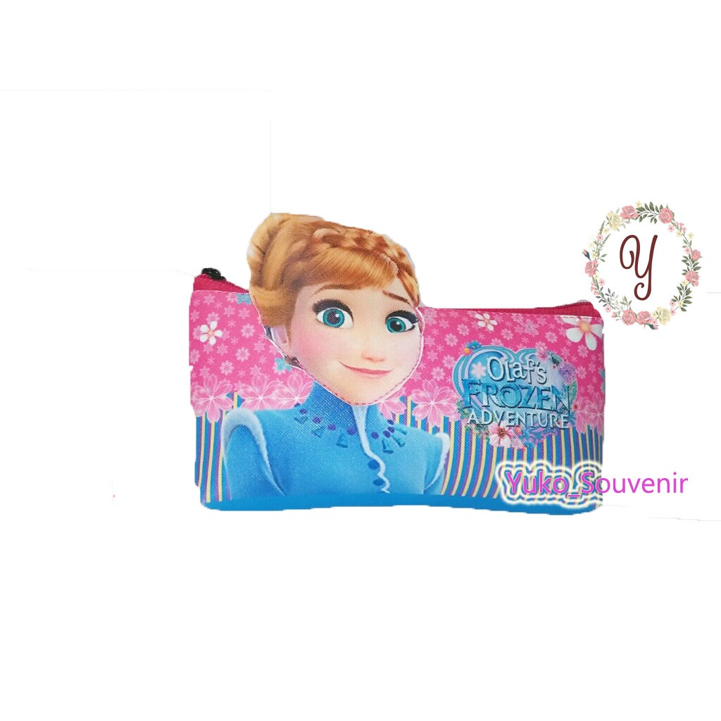 

Tempat Pensil Frozen Anna Kotak Pensil Frozen Anna Bahan Taiga Tebal