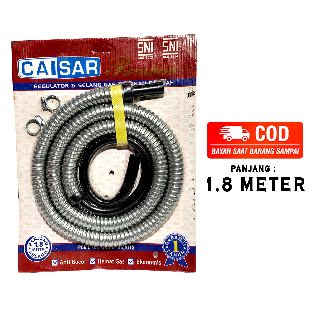 SELANG KOMPOR GAS CAISAR 1.8 METER