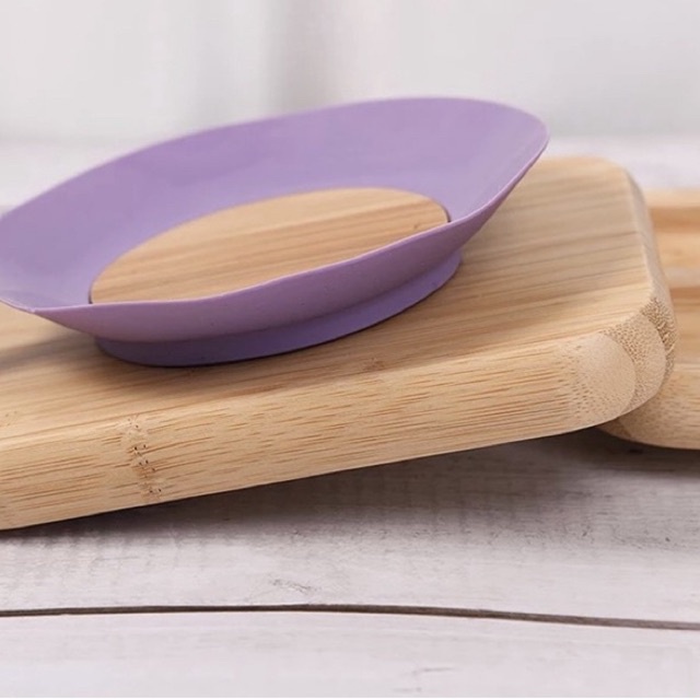 Bamboo Suction Plate / Silicone Plate / Piring Makan Anak Anti Tumpah