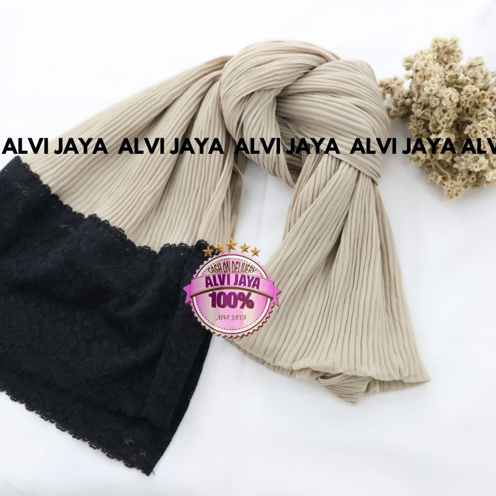 PASHMINA PLISKET RENDA TERMURAH / JILBAB PASHMINA PLISKET TERBARU / PASHMINA PLISKET IMPORT-COKSU