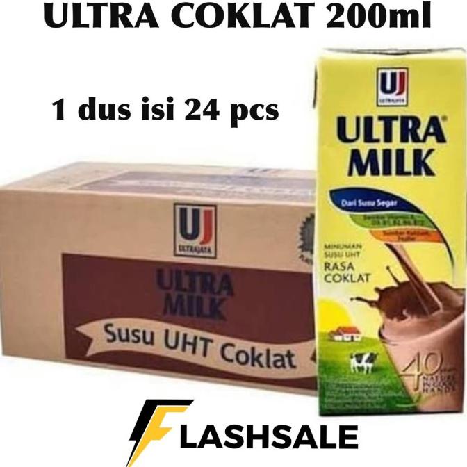 

BAYAR DITEMPAT susu ultra coklat 200ml DUS