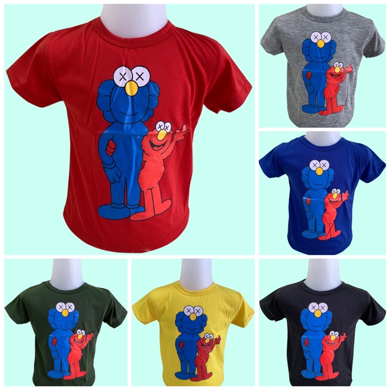 Baju anak motif kaws | kaos uniqlo distro anak | kaos anak unisex