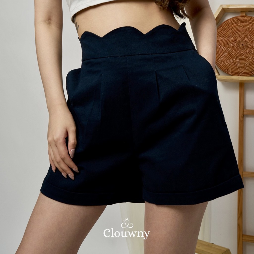 CLOUWNY Brixton Short Pants Premium Cotton Celana  Pendek  