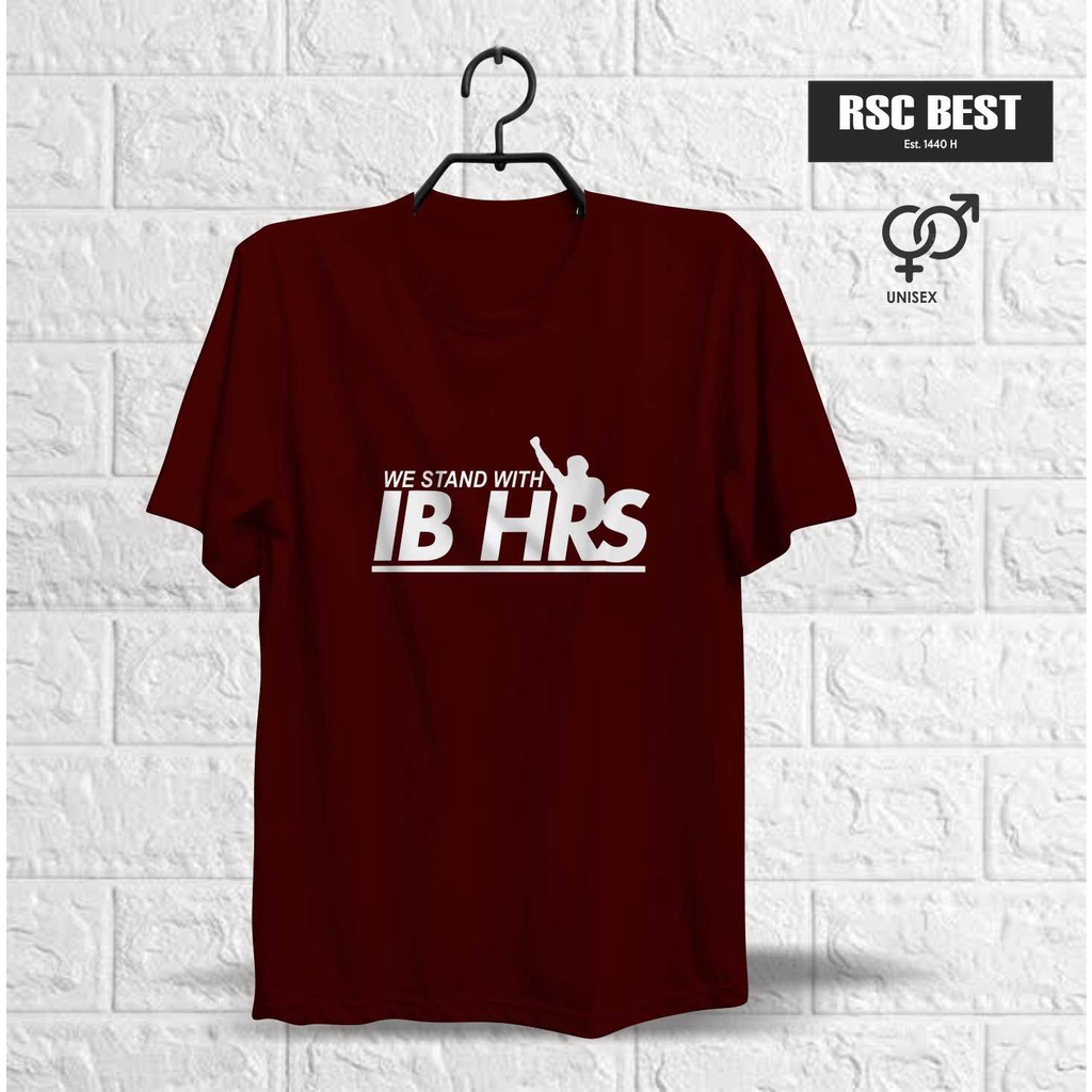 Kaos Kaus T-Shirt IB HRS HABIB RIZIQ 1 Distro Motivasi Katun Cotton Pria Wanita Trend Lengan Panjang