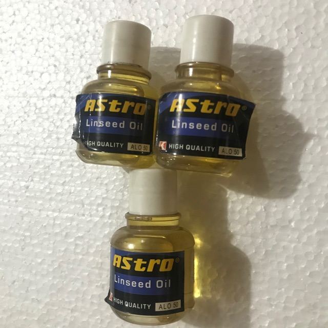 Astro minyak cat lukis linseed oil Shopee Indonesia