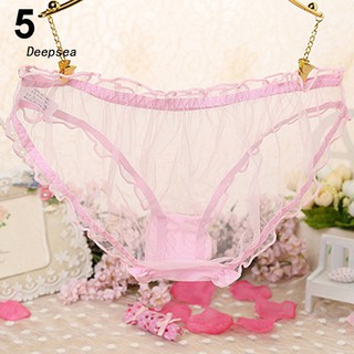 Dp1 Celana  Dalam  Brief Sexy Desain  Patchwork Renda Bahan 