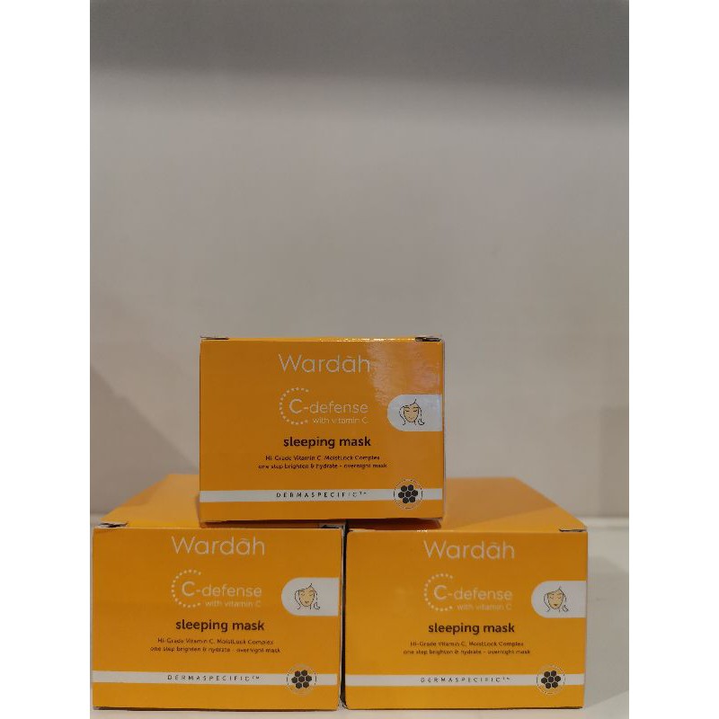 wardah c defence sleeping mask