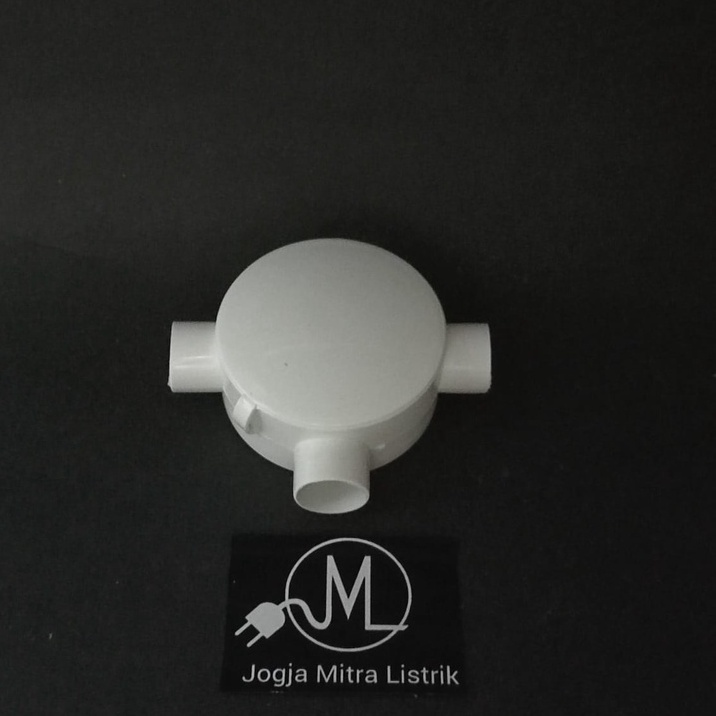 T DUS 5/8 WARNA PUTIH UNTUK PIPA 5/8 T DUS 3 CABANG