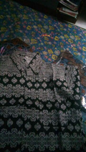 Bswart Batik Hrb026 Kenongo Hem Pendek Padi Pekalongan M L Xl Batik Pria Murah Modern Grosir Ecer