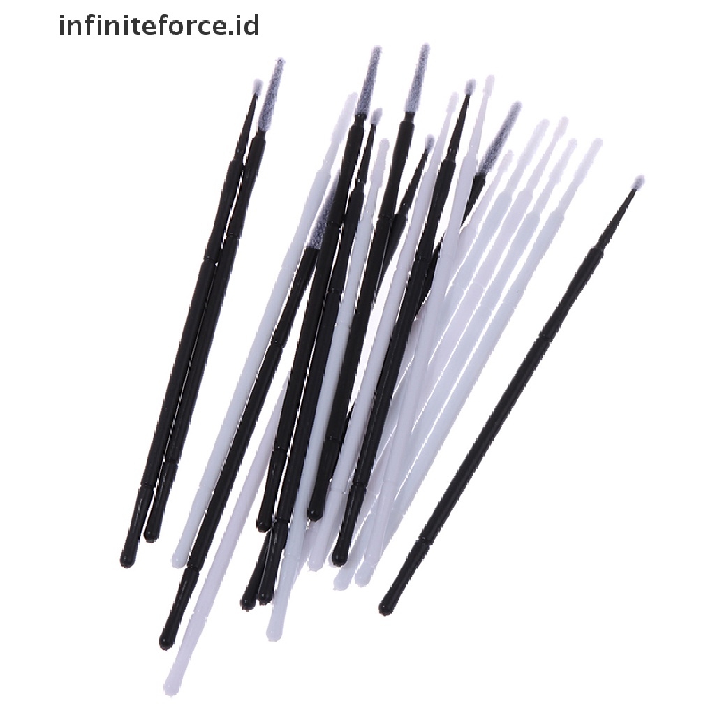 (Infiniteforce.Id) 100pcs / Set Brush Maskara Sekali Pakai Untuk Makeup / Kosmetik Wanita