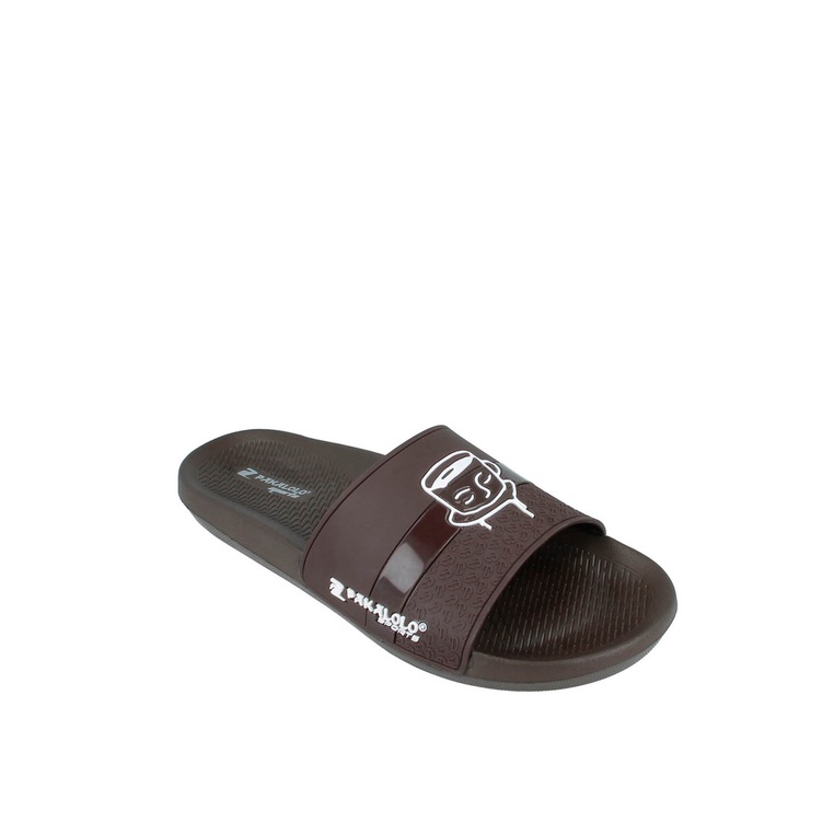 SANDAL SLIDE PAKALOLO PRIA ORIGINAL CASUAL BRANDED ASLI COKLAT PB22