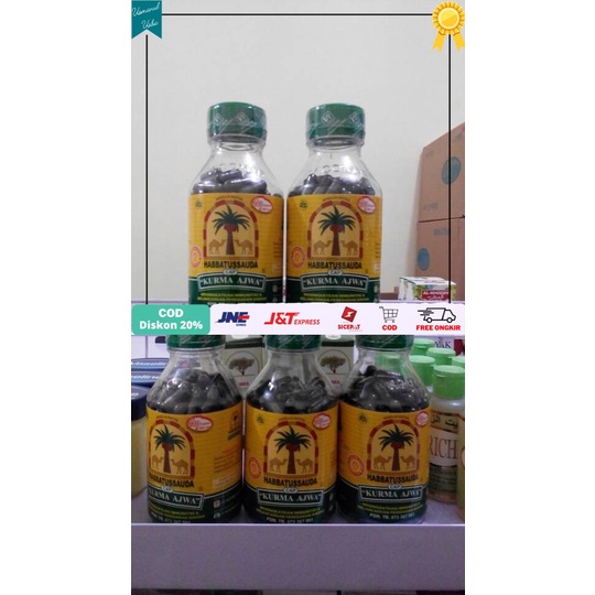 

◾COD◾ HABBATUSSAUDA CAP KURMA AJWA ISI 210 KAPSUL