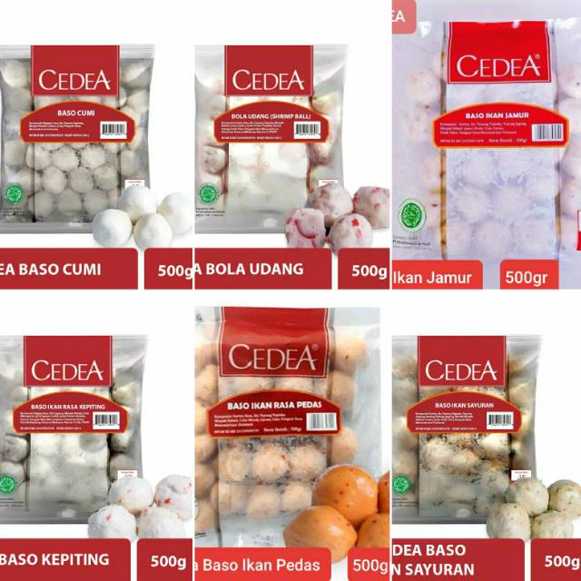 

FROZEN FOOD BANDUNG TERMURAH CEDEA Baso Seafood Dumpling Cheese Crab Chikuwa Lobster