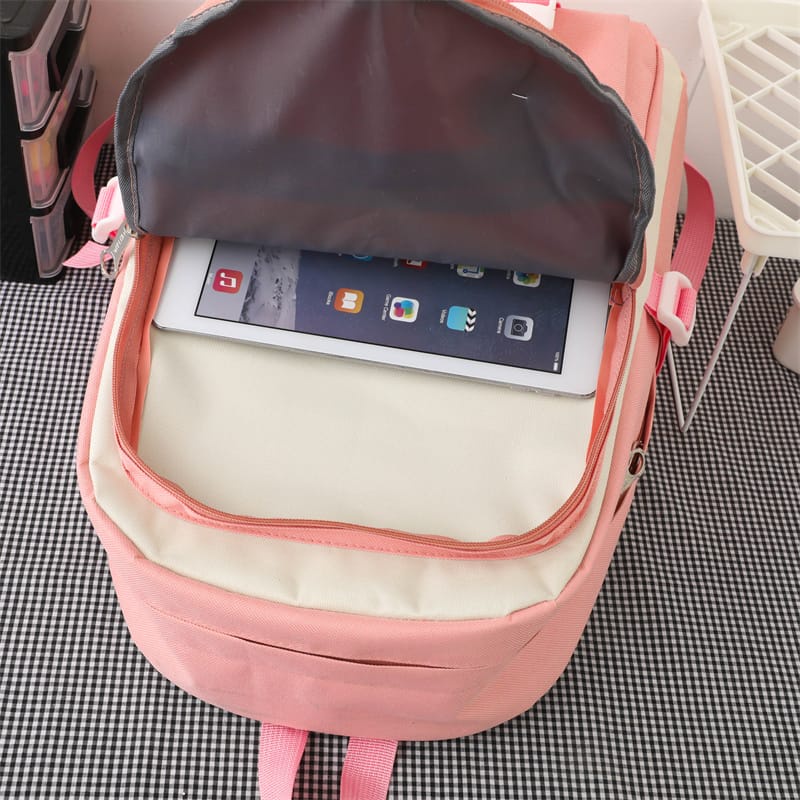 TAS RANSEL WANITA BACKPACK SEKOLAH SMA FASHION KOREA ANTI MALING CEWEK