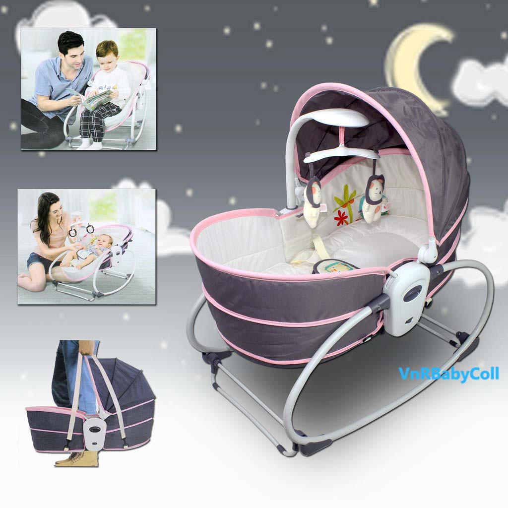 Makassar - Bouncer Cocolatte Weeler 5 in1 Rocker &amp; Bassinet | Tempat Tidur Bayi | Ayunan Bayi