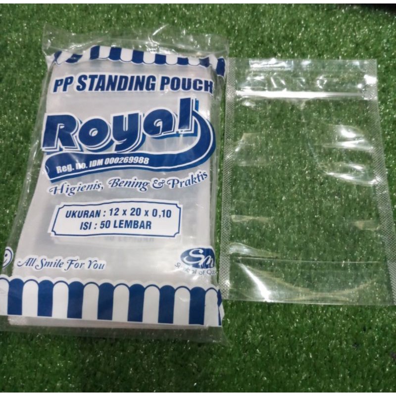 Standing Pouch/Plastik kemasan berdiri 12x20