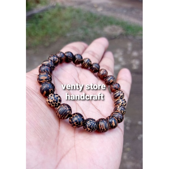 Gelang liwung macan 8mm gelang kayu liwung macan asli gelang liwung original gelang liwung putih gel