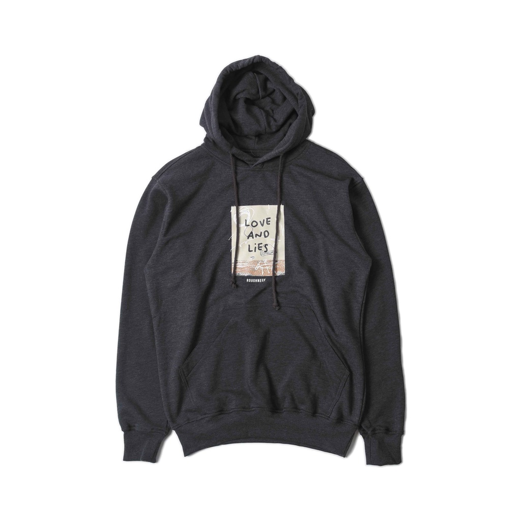 Roughneck H253 Dark Grey Love And Lies Hoodie