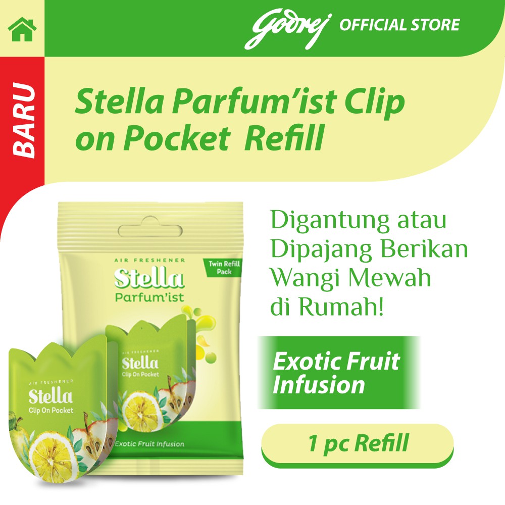 Stella Parfum'ist Clip On Pocket Refill Exotic Fruit Infusion