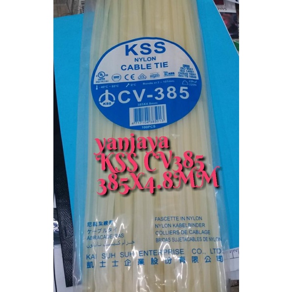 

Office & Stationery | Document Organizer | Kabel Ties (Kss Cv 385)385X4.8Mm | Best Seller