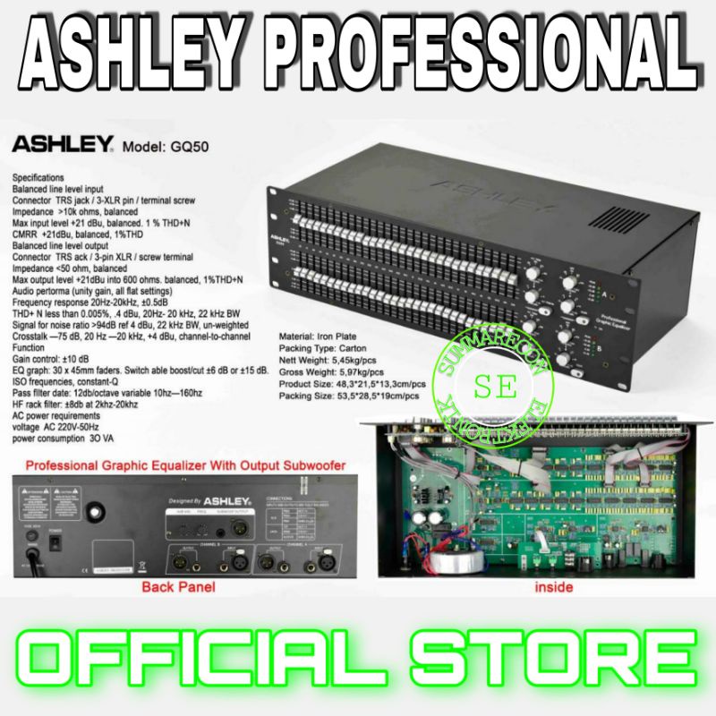 equalizer ashley original ashley gq 50