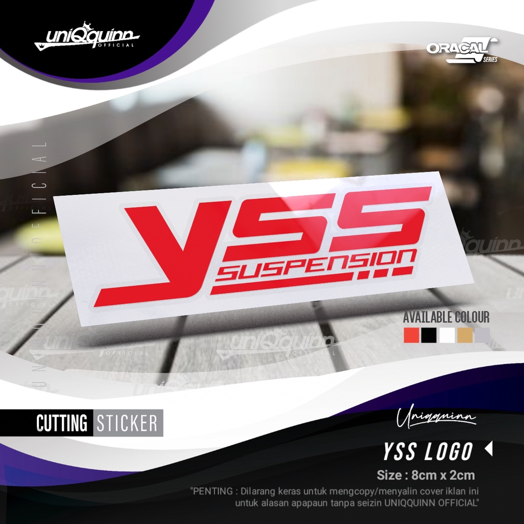 UQ Stiker YSS | Cutting Stiker YSS | YSS Suspension