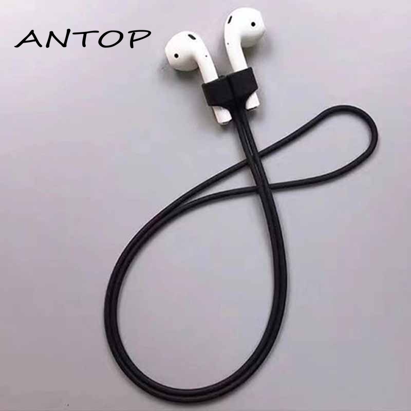 Anti-Lost Soft Rubber Lanyard Olahraga Luar Ruangan Earphone Lanyard Aksesoris Mode ANTOP