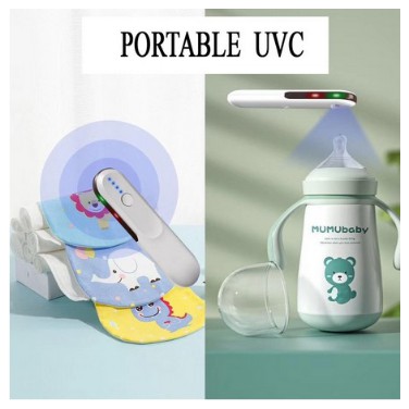 LED UVC Lampu UV pocket USB sterilizer disinfektan ANTI VIRUS