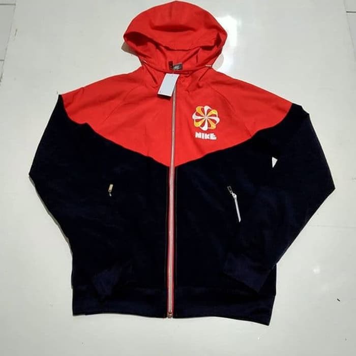 Jaket Training Nike - Hoodie Merah