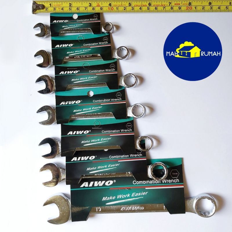 Kunci RING PAS Kombinasi Combination Spanner - AIWO 11mm 11 mm