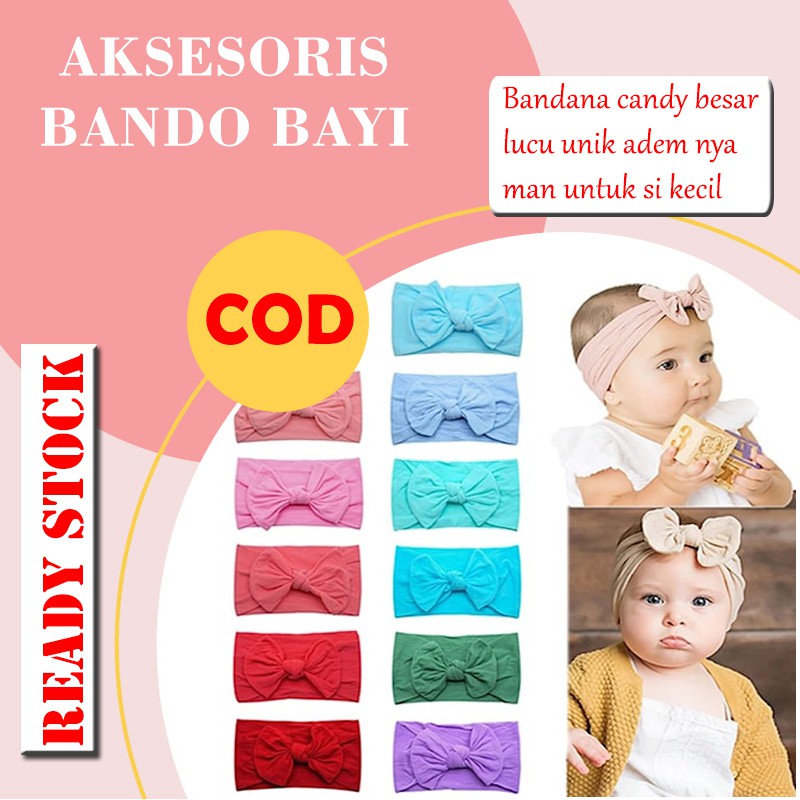 BANDANA BANDO BAYI AKSESORIS ANAK BAYI PEREMPUAN NEW BORN PITA BABY GIRL TD18