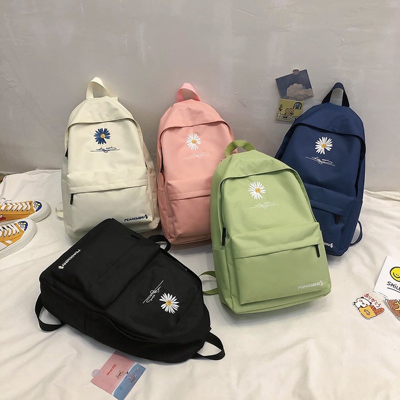 littlekiddoss Tas Ransel Kanvas Tas Sekolah Anak SD SMP SMA Tas Daisy Import Murah BA2214