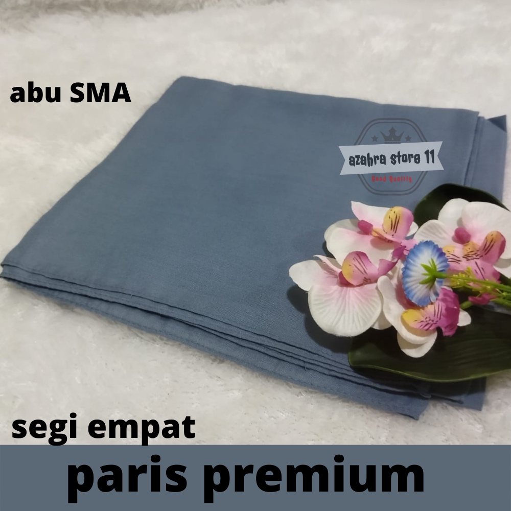 JILBAB SEGIEMPAT PARIS PREMIUM ANTI LETOY SEGI EMPAT VOAL PARIS PREMIUM POLOS