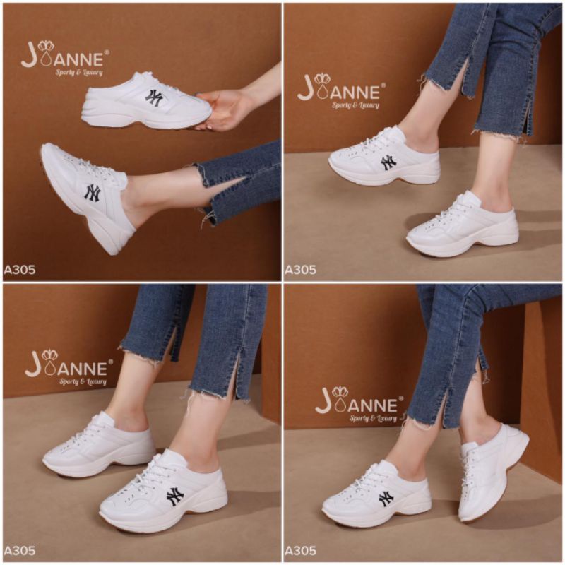 RESTOCK!! [ORIGINAL] JOANNE Casual Slop Sneakers Shoes Sepatu Wanita #A305