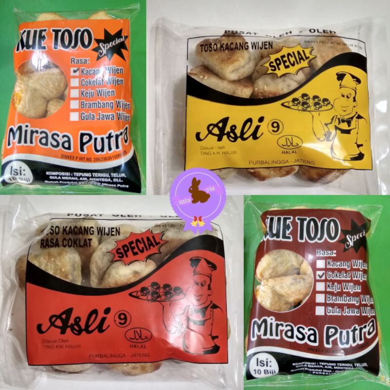 

Kue Toso Asli & Mirasa Putra khas Purbalingga