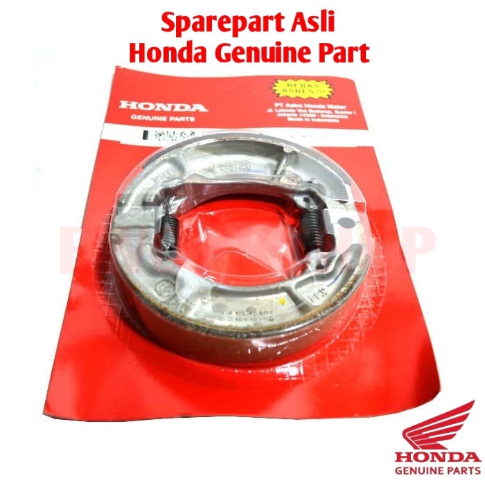 Kampas Rem Belakang + Per - All Type Vario 125 Asli Honda 06430K44V80