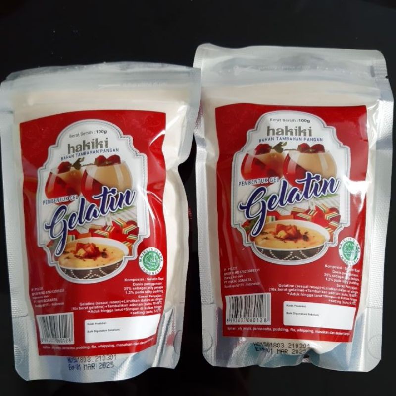 

Hakiki Gelatin 100g