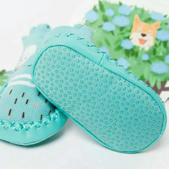 PATTERN MOCCASINS sepatu bayi prewalker kaos kaki anak import