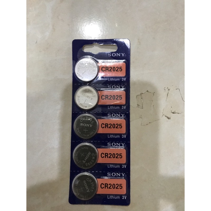 Per 1 Pcs Baterai Sony CR2025 / Batere Sony CR2025