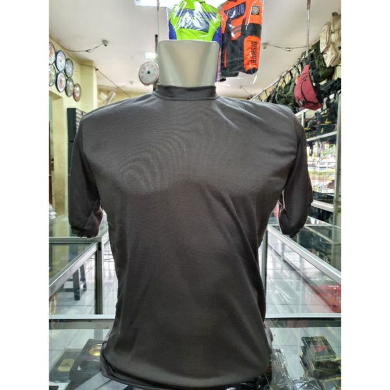 Kaos oblong coklat polos| Kaos dalaman coklat polos