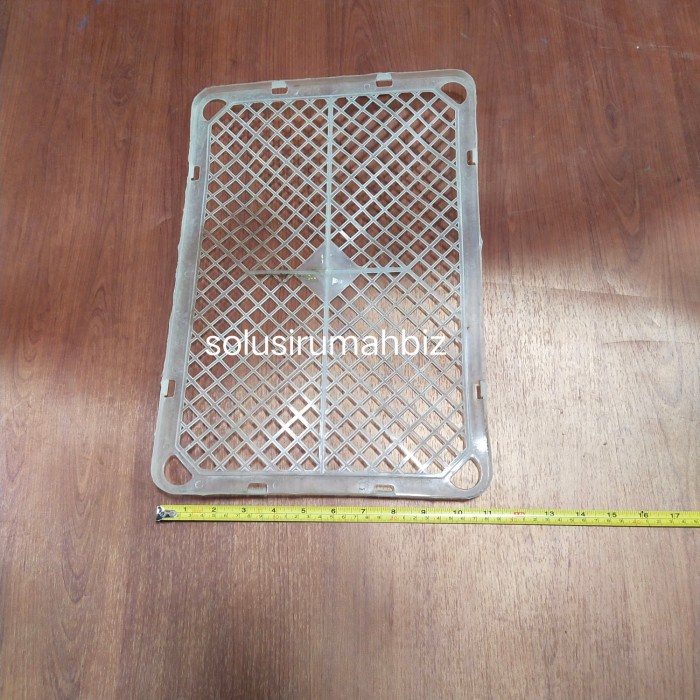 tutup saja keranjang lubang buah +- 28.5 x 41 cm plastik pvc penutup