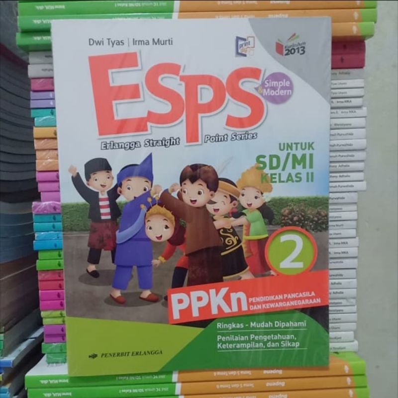 Buku SD ESPS PPkn Kelas 2 Erlangga