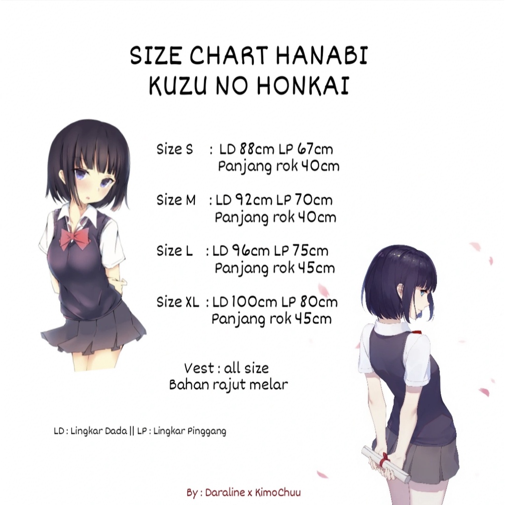 Seifuku Cosplay Hanabi Kuzu No Honkai