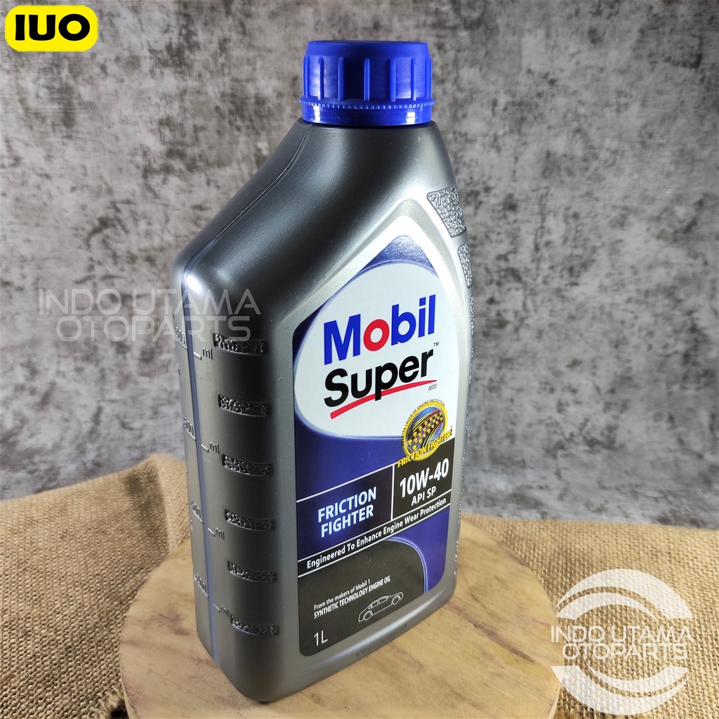 Oli Mobil Super Friction Fighter MOBIL ONE 10W 40 API SP 1 Ltr ASLI