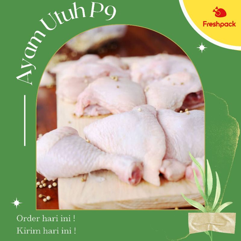 

AYAM ORGANIK - Ayam Utuh 800-900 Gram (Parting 9)