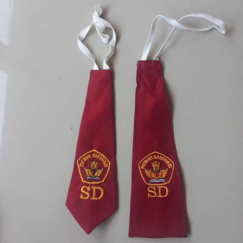 dasi anak sekolah sd bordir