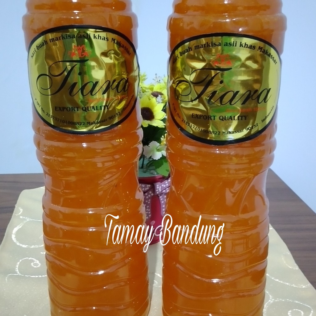 

AKEH Markisa Tiara 1,5 ltr-sirup markisa-syrup markisa asli makassar