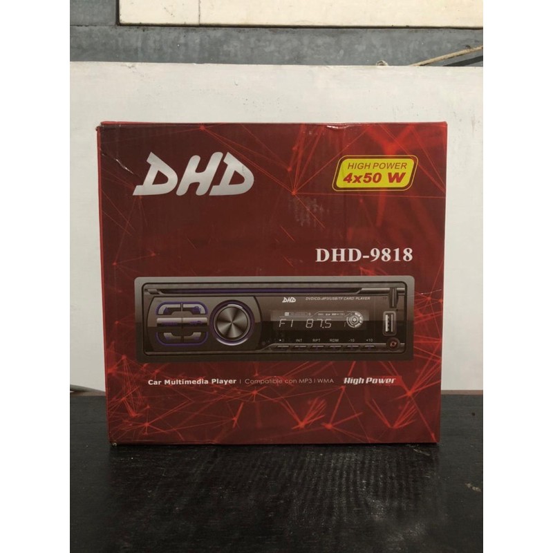 Head Unit Tape / Audio Mobil Single Din DHD-9818 Bluetooth