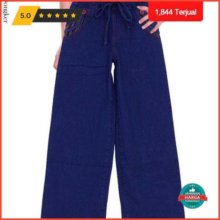 Celana Kulot Anak Tanggung / Celana Kulot Jeans Anak Perempuan - 10-11 Tahun